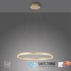 Leuchten Direkt 15394-60 RITUS LED Pendelleuchte Messing Matt rund 60cm dimmbar Bild 5