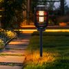 LED Solar Tischlampe, 2in1 Flammeneffekt, Erdspieß, H 72,5cm Bild 2