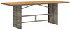 vidaXL 9-tlg. Garten-Essgruppe mit Kissen Grau Poly Rattan 3212280 Bild 3