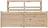 vidaXL Bettgestell mit Kopfteil ohne Matratze 120x200 cm 3306019 Bild 4