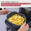 FACKELMANN Silikonform Silikon Backform, Heißluftfritteusen-Zubehör, Frittieren ohne Anhaften Bild 4