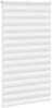 vidaXL Doppelrollo Weiß 130x230 cm Stoffbreite 125,9 cm Polyester 4014813 Bild 3