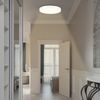 ZMH LED Deckenleuchte Warmweiß Deckenlampe - 12W Badlampe IP44 Wasserdicht 21cm Rund Modern Küchelampe Flach für Küche Wohnzimmer Badezimmer Schlafzimmer Flur Balkon Bad Bild 3