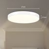 ZMH LED Deckenleuchte Warmweiß Deckenlampe - 12W Badlampe IP44 Wasserdicht 21cm Rund Modern Küchelampe Flach für Küche Wohnzimmer Badezimmer Schlafzimmer Flur Balkon Bad Bild 2