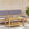vidaXL Beistelltisch Öl-Natur 90 x 50 x 45 cm Massivholz Akazie 42026803 Bild 3