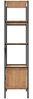 vidaXL Regal mit 5 Böden und Schrank 80 x 40 x 163 cm Stahl Holzwerkstoff [336355] Bild 5