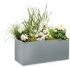 Scheurich C-Cube Long 60, Pflanzgefäß/Blumentopf/Pflanzkübel, rechteckig, aus Kunststoff Farbe: Stony Grey, 58,5 cm Breite, 25 cm Tiefe, 26,5 cm hoch, 21 l Vol. Bild 4