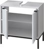 LUCERA Badezimmer Waschbeckenunterschrank in Weiß matt - Bad Unterschrank Badezimmerschrank mit viel Stauraum - 60 x 60 x 32 cm (B/H/T) Bild 4
