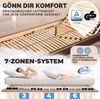Coemo Lattenrost ERGO 80 x 200 cm 2er Set 7-Zonen 28 Leisten Kopfteil verstellbar Bild 2