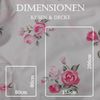 Bettwäsche Mikrofaser 80x80+135x200 Rose Bild 2