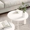 vidaXL Couchtisch 2 pcs Weiß Massivholz Kiefer 873560 Bild 4