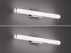 LED Bad Wandleuchten 2er Set mit Schalter Chrom - Spiegelleuchten, Breite 60cm Bild 3
