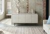 KAWOLA Sideboard AVRIL 4 Türen Eiche grau 87 x 40 x 181 cm Bild 2
