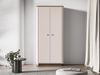 Selsey 'Vilavio' Kleiderschrank 2-türig, Kleiderstange & Fächer, Kaschmir/Eicheoptik, 92 cm Bild 2