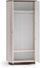 Selsey 'Vilavio' Kleiderschrank 2-türig, Kleiderstange & Fächer, Kaschmir/Eicheoptik, 92 cm Bild 4