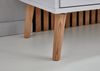 BMG Möbel Schubkastenkommode Mailand 3 (79 cm breit mit 4 Schubladen), mit Antifingerprint-Beschichtung, Füße Holz oder Metall Bild 3