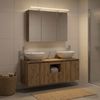 vidaXL Badezimmerschrank-Set 4 pcs Artisan-Eiche Holzwerkstoff 3406502 Bild 4