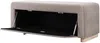 Vente-unique - CAPINO Sitzbank SamtStoff Schokoladenbraun - B 42 cm x H 46 cm x L 130 cm Bild 5