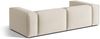 Micadoni Sofa Nuria 4-Sitzer Samt Beige Bild 3