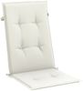 vidaXL Hochlehner-Auflagen 2 Stk. Melange Creme 120x50x4 cm Stoff 4002418 Bild 5