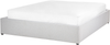 Bett mit Stauraum DINAN 140 x 200 cm Stoff Hellgrau Bild 5