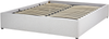 Bett mit Stauraum DINAN 140 x 200 cm Stoff Hellgrau Bild 4