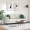 vidaXL Sitzkissen 2 pcs Dunkelgrün Ø 40 cm Cordstoff 42014154 Bild 4
