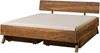 Bett mit Schublade Sheesham 200x200x80 natur sandgestrahlt lackiert MALMÖ 2 #236 Bild 1
