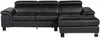 Vente-unique - Ecksofa Leder - Ecke Rechts - Schwarz - MISHIMA Bild 2