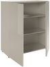 Kommode Saverne 1 / Santorin, Glas, Holzwerkstoff, Beige, 90 x 99 x 40 cm Bild 3