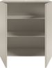 Kommode Saverne 1 / Santorin, Glas, Holzwerkstoff, Beige, 90 x 99 x 40 cm Bild 4