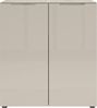 Kommode Saverne 1 / Santorin, Glas, Holzwerkstoff, Beige, 90 x 99 x 40 cm Bild 2