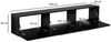 Lowboard Hängend Marmor-Optik Schwarz 160x30x30cm TV-Schrank Klapptüren Modern Bild 4