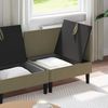 vidaXL Wohnzimmergarnitur 4 pcs Khaki Stoff 3413794 Bild 3