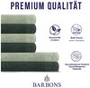 BARBONS Handtuch Set Handtücher 6-tlg, 2x Badetuch & 4x Badehandtuch Duschtücher, (6-St), Walkfrottee, 100% Baumwolle, saugstark, weich Bild 3