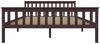 vidaXL Massivholzbett Dunkelbraun Kiefer 160x200 cm [283236] Bild 3