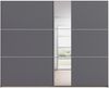 OTTO home Kleiderschrank Mehrzweckschrank Aktenschrank Möbel Mietswohnung TOPSELLER ASTANA (3 Ausstattungen BASIC/CLASSIC/PREMIUM (inkl. SOFT-CLOSE-FUNKTION) mit 3 Spiegelelementen, Metallgriffleisten alufarbig MADE IN GERMANY Bild 2