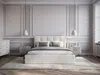Vente-unique - KILACLO Bett Stoff Beige - B 213 cm x H 106 cm x L 170 cm Bild 2