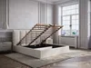 Vente-unique - KILACLO Bett Stoff Beige - B 213 cm x H 106 cm x L 170 cm Bild 3