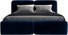 Polsterbett OLKE 180x200 ohne Matratze mit Bettkasten und Lattenrost. Farbe: Blau 11 Bild 3