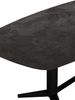 Esstisch Soho aus recyceltem Teakholz, modern massiv, rechteckig, Schwarz, für 6-8 Personen Bild 2