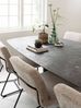 Esstisch Soho aus recyceltem Teakholz, modern massiv, rechteckig, Schwarz, für 6-8 Personen Bild 4