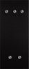 Wandgarderobe Game / Grace, Filz, Holzwerkstoff, Schwarz, 50 x 125 x 7 cm Bild 4