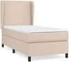 vidaXL Boxspringbett mit Matratze Cappuccino-Braun 90x200cm Kunstleder 3128894 Bild 2