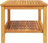 vidaXL Beistelltisch Öl-Natur 110 x 55 x 45 cm Massivholz Akazie 4108105 Bild 5