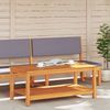 vidaXL Beistelltisch Öl-Natur 110 x 55 x 45 cm Massivholz Akazie 4108105 Bild 3