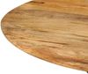vidaXL Esstisch Ø110x78 cm Massivholz Mango und Stahl 338454 Bild 3