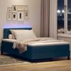 vidaXL Boxspringbett mit Matratze mit LED Blau 120 x 190 cm Stoff 3342120 Bild 5