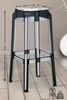 2er Set Barhocker NUMIR - Kunststoff Schwarz 36x36x75 cm | Barstuhl Tresenhocker Tresenstuhl Kneipenhocker Kneipenstuhl Bild 2