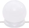 vidaXL Schminktisch mit LED Braun Eiche 74,5 x 40 x 141 cm Bild 4